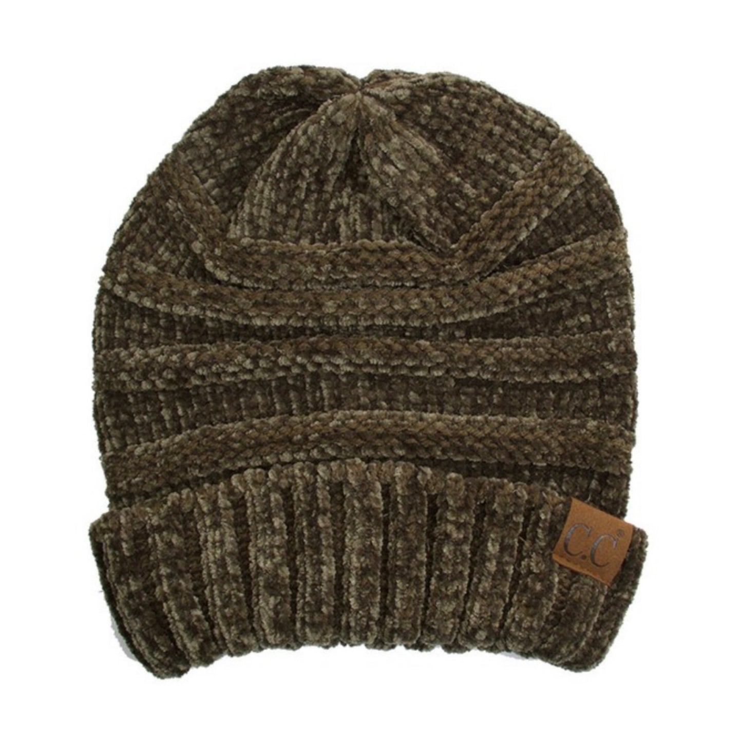 Crazy Soft Oversized Fit Chenille CC Beanie