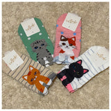 Adorable Kitty Cat Ankle Socks - Adult