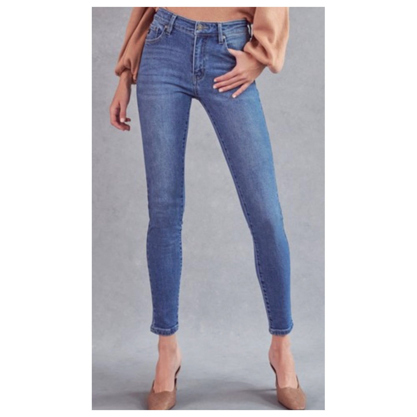 Cozy Cute Classic Blue Denim KANCAN Jeans