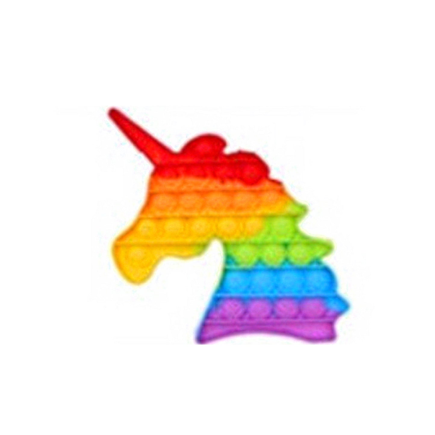 Crazy Fun Rainbow Multi Shapes Bubble Popper Toy