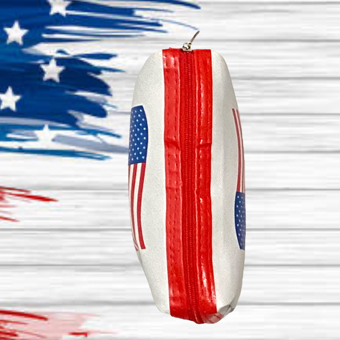 American Pride Crazy Cute Zipper Closure Pouch, Bag