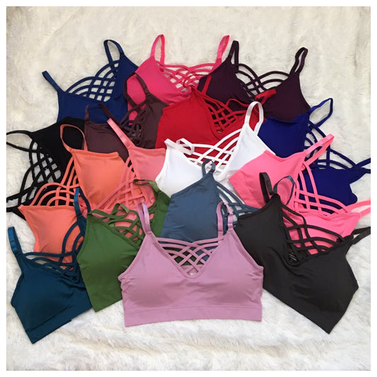 Sexy Me, V Lattice Adjustable Straps, Bra/Bralettes