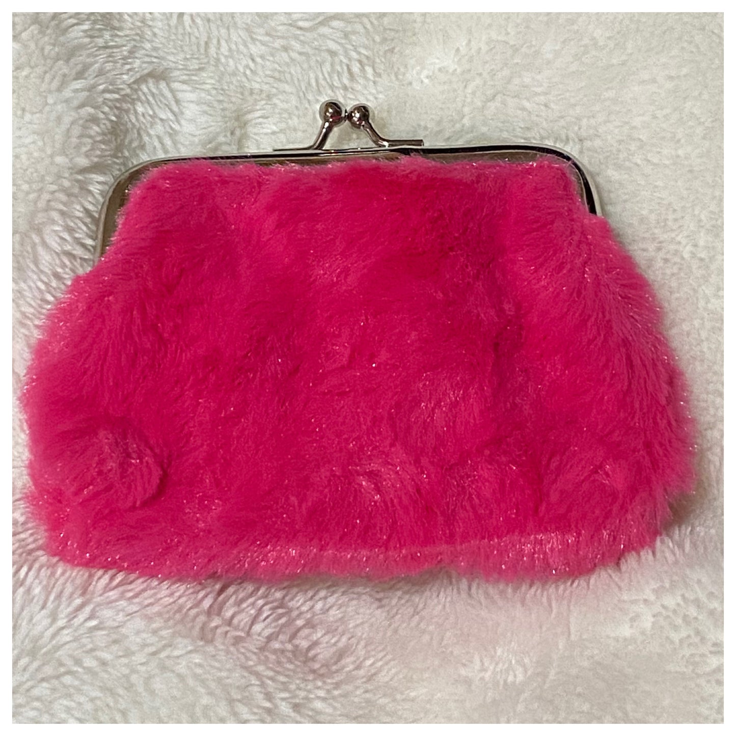 Adorable Fluffy Fur Coin Purse
