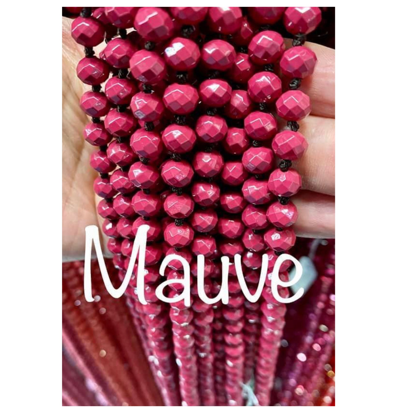 Sassy and Classy 60” Glass Bead Layering Necklaces