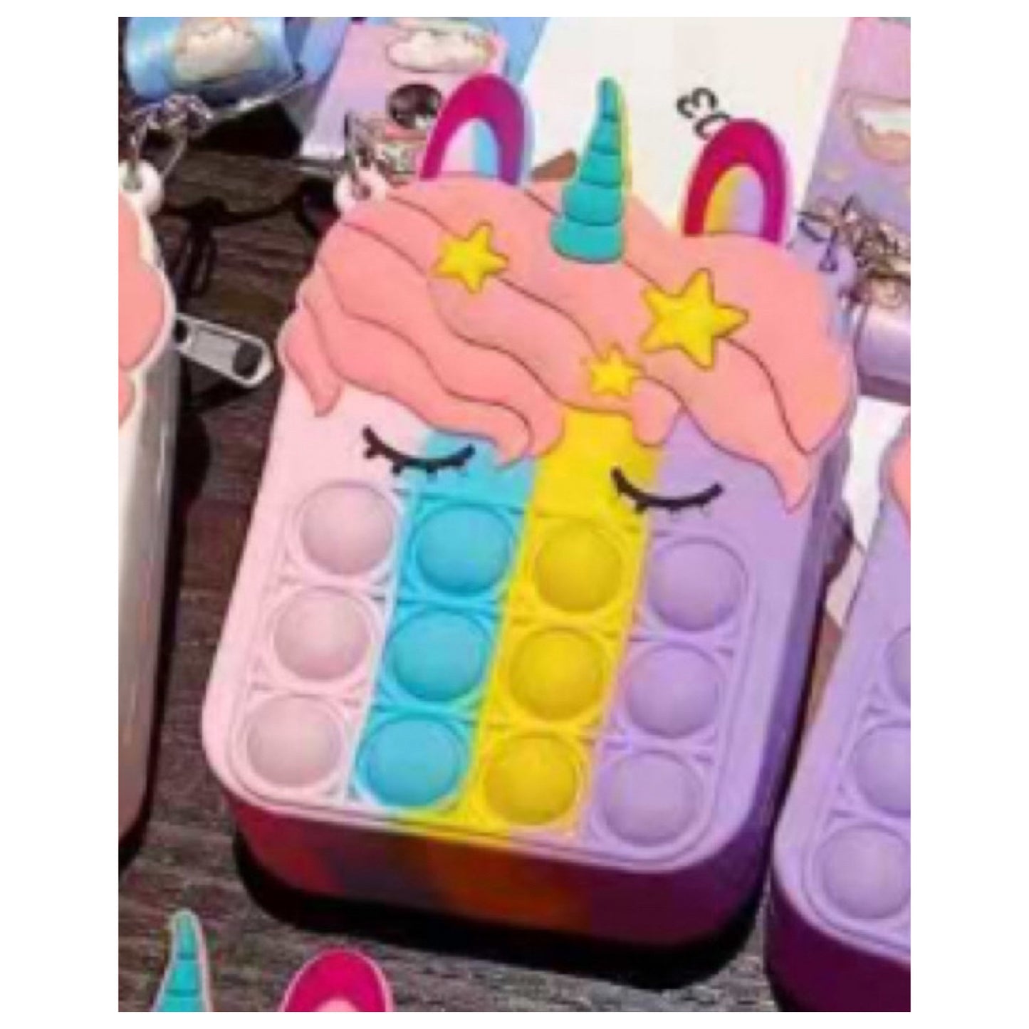 Crazy Fun Mini Unicorn Pop It Crossbody Bogs