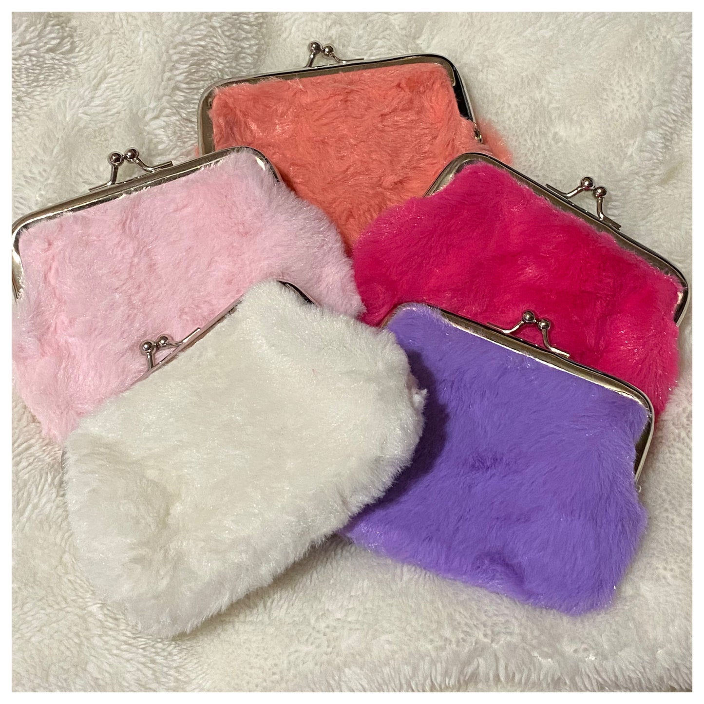 Adorable Fluffy Fur Coin Purse