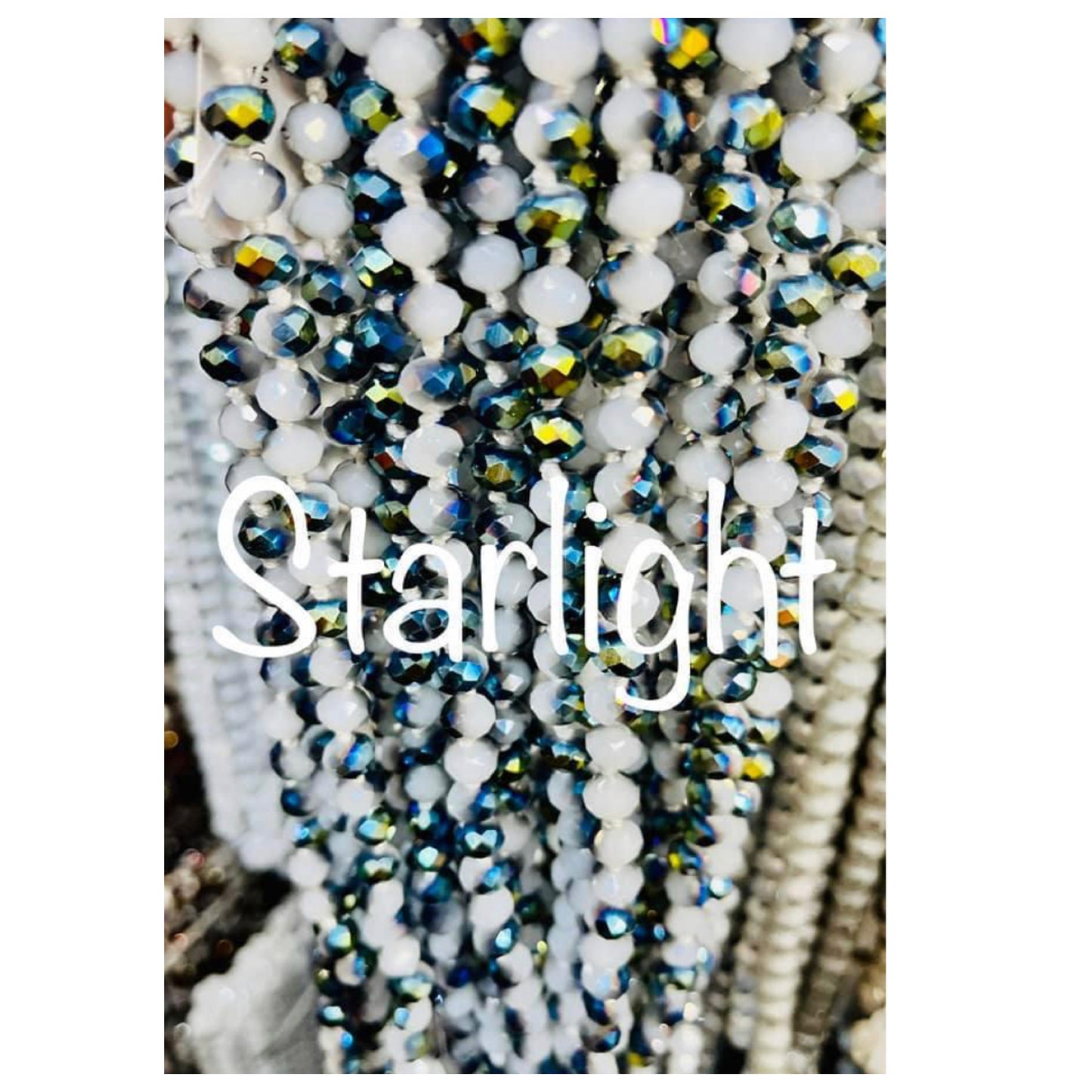 Sassy and Classy 60” Glass Bead Layering Necklaces
