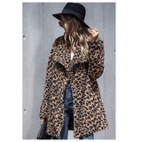 Classy and Sassy Leopard Print Faux Fur Coat