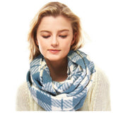 Super Soft Plaid Infinity Scarves-Wrap-Cowl-Winter Accessories