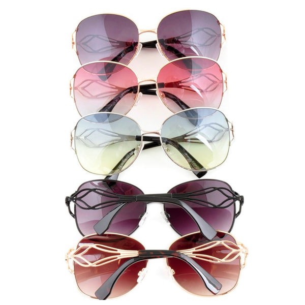 Fun in the Sun! Crystal Accent Fashion Sunglasses