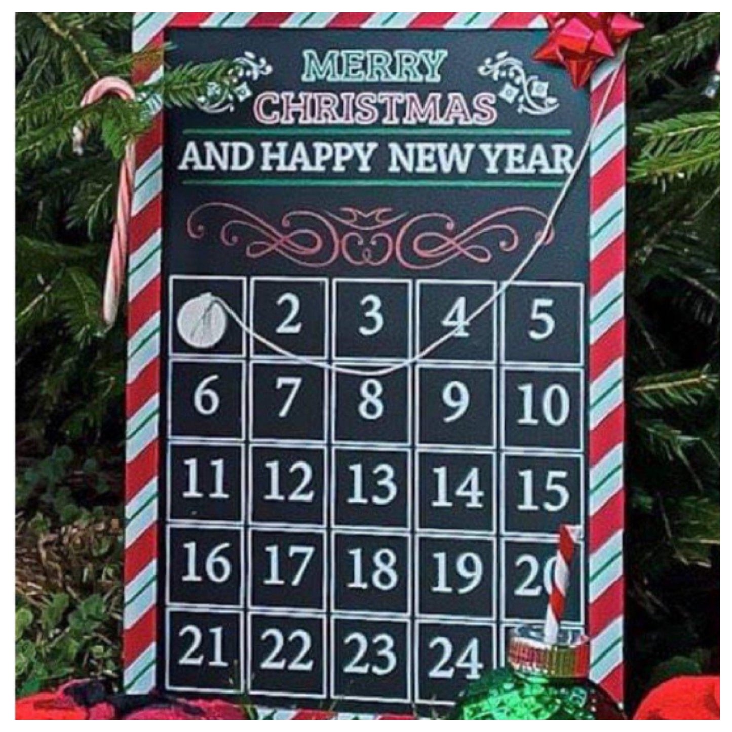Santa’s Helper Christmas Countdown Magnetic Calendar