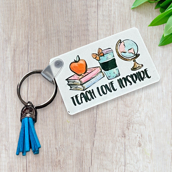 Adorable Teach~Love~Inspire Keychains