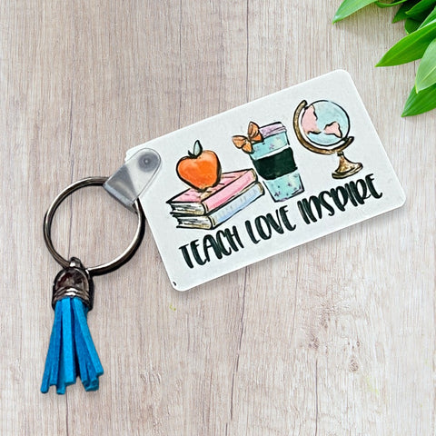 Adorable Teach~Love~Inspire Keychains