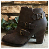 SPECIAL! “Style and Flare" Always Faithful Chocolate Brown Heel Bootie Boots