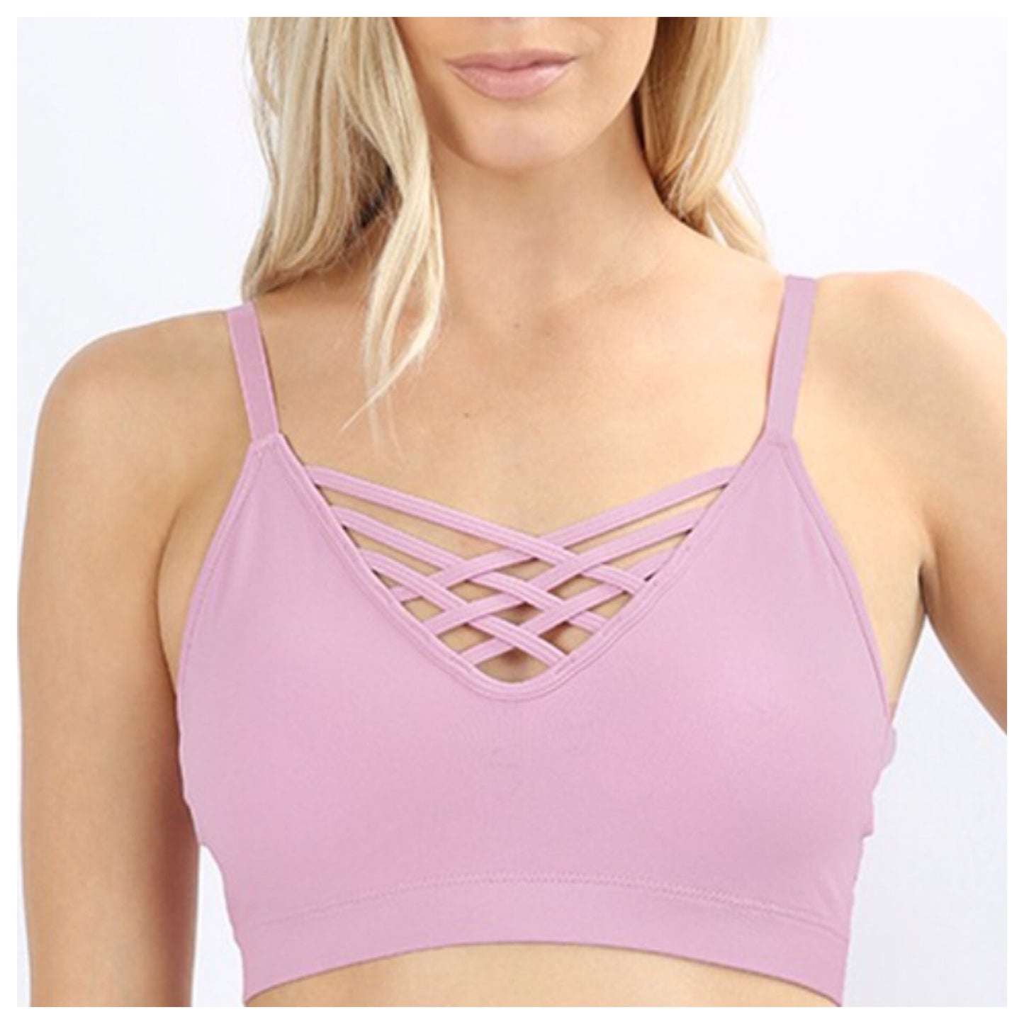 Sexy Me, V Lattice Adjustable Straps, Bra/Bralettes