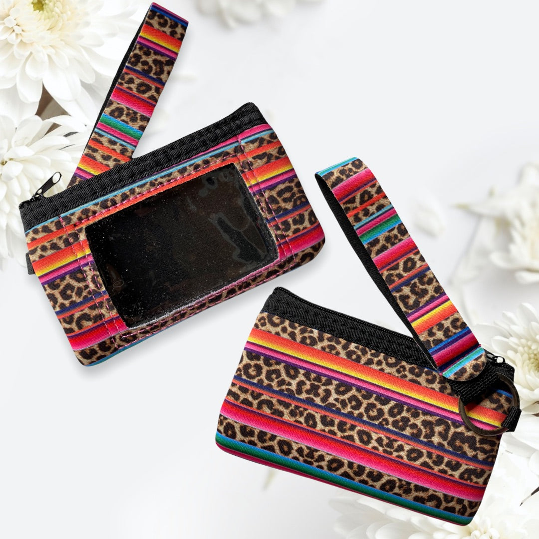 Neoprene Mini Zipper Coin Purse Wristlet