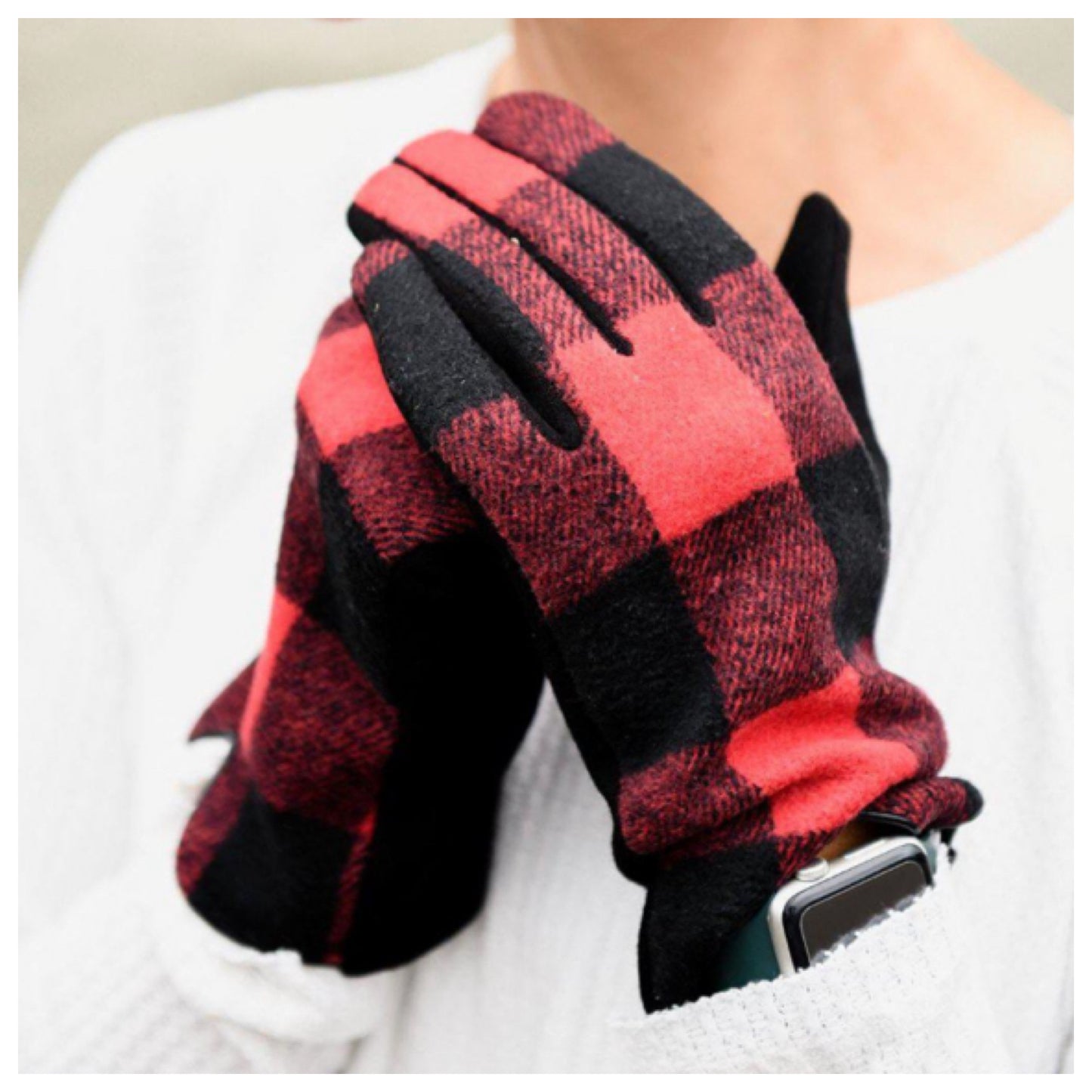 Plaid Toasty Warm Text Friendly