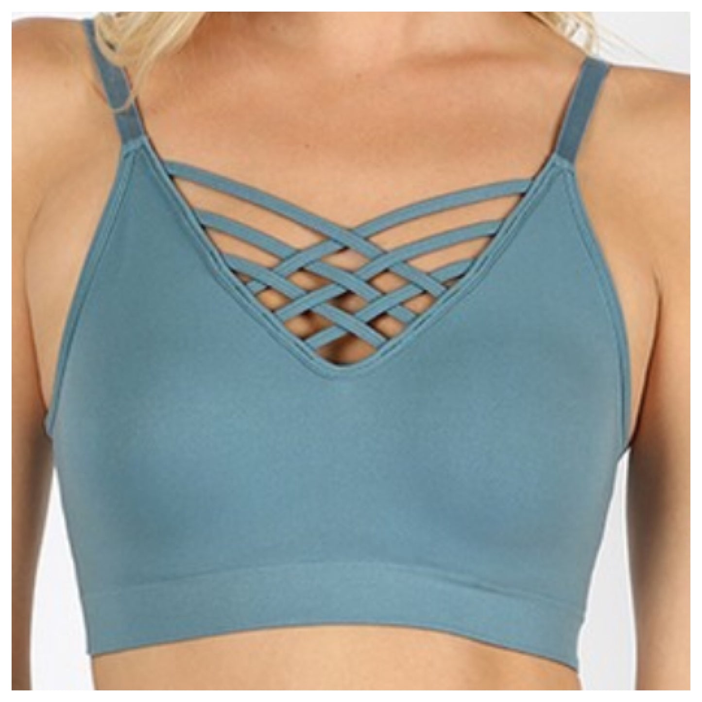 Sexy Me, V Lattice Adjustable Straps, Bra/Bralettes
