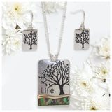 Inspirational Tree of Life Pendant Necklace Set