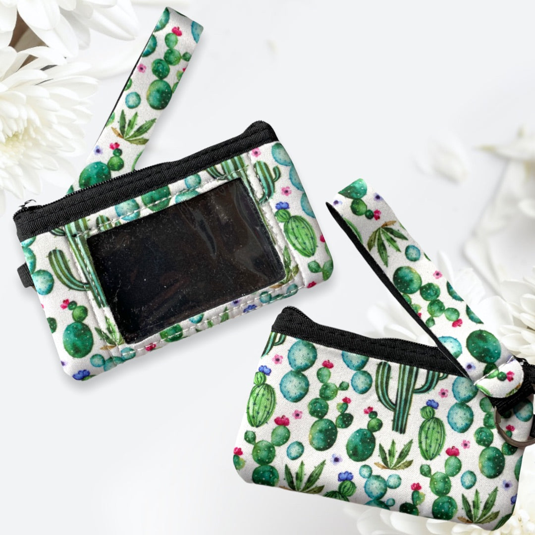 Neoprene Mini Zipper Coin Purse Wristlet