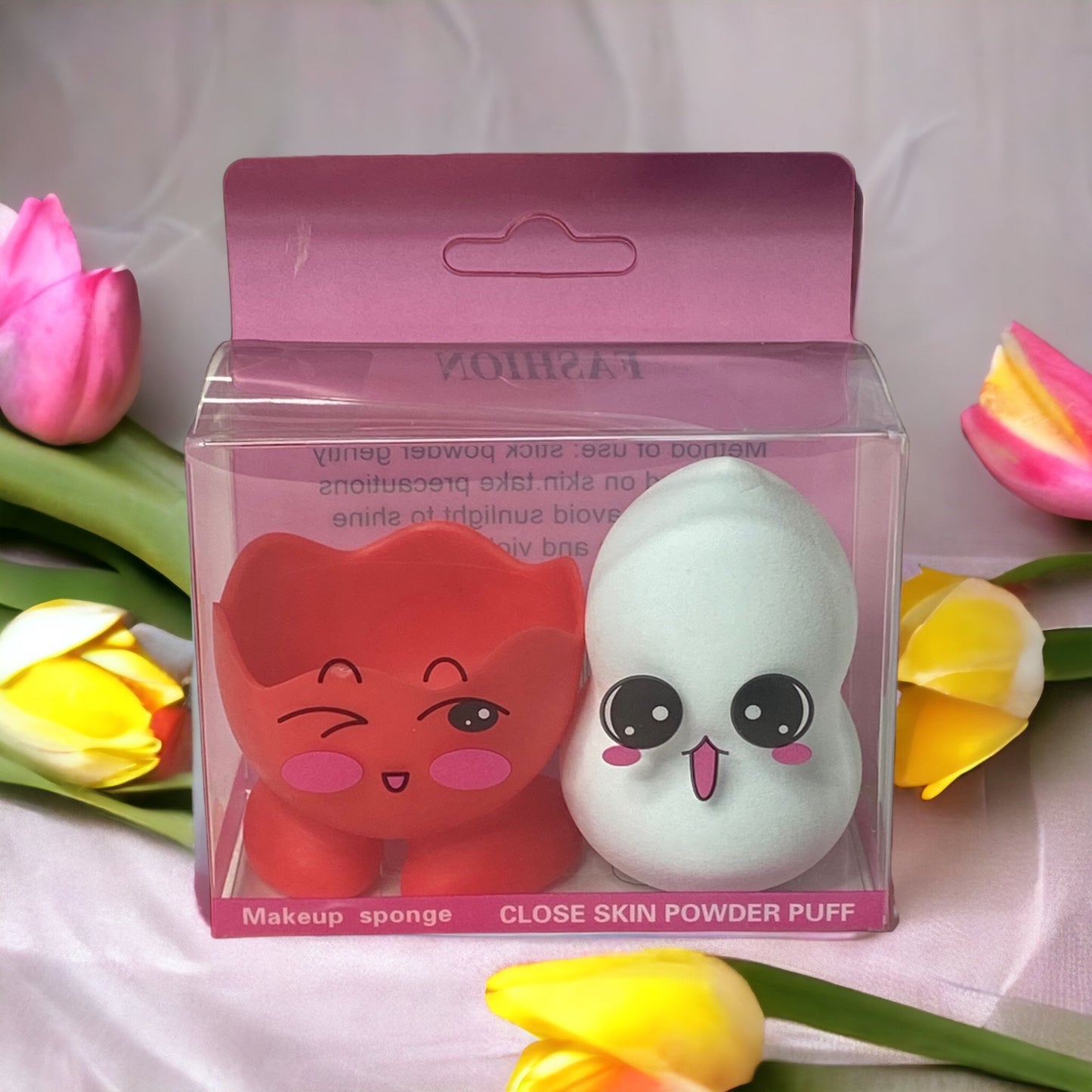 Ashlyn’s Every Girls Must-Sponge Holder and Sponge Set-Cosmetics