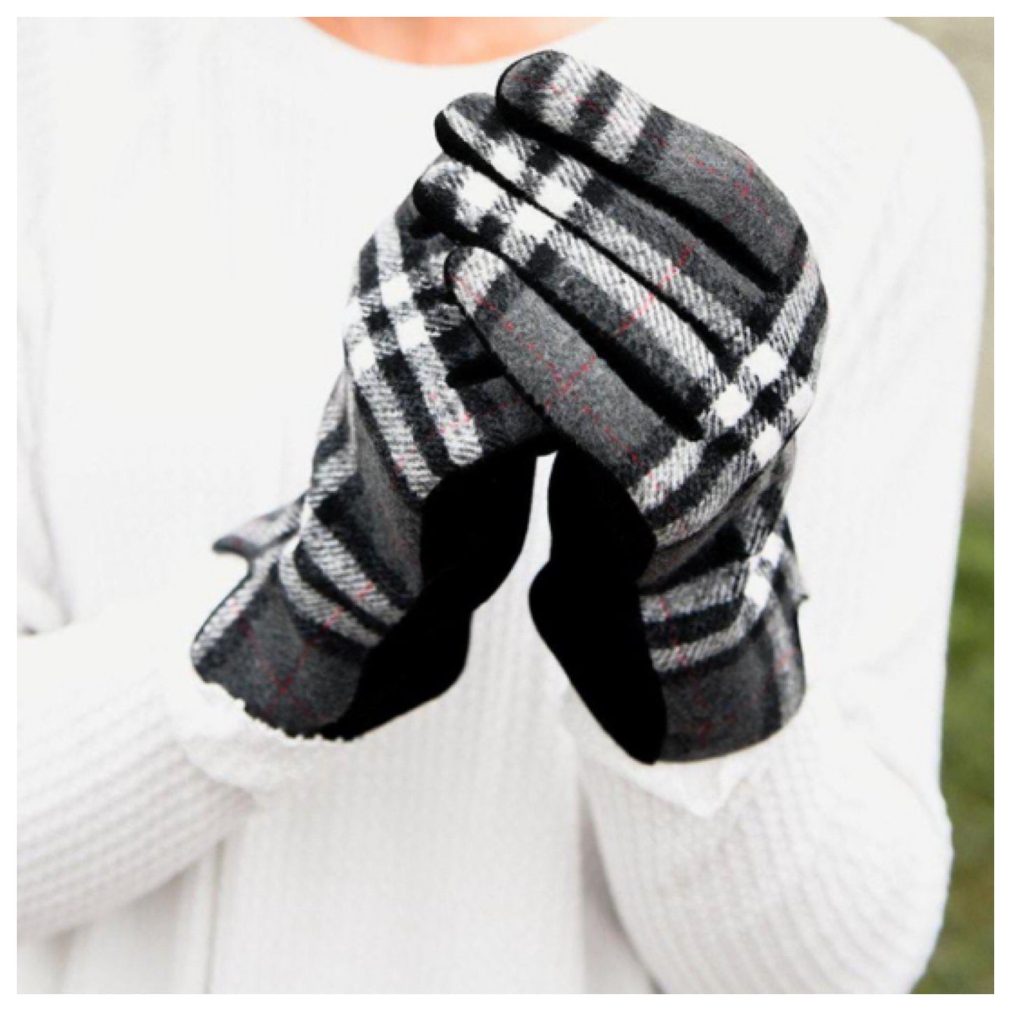 Plaid Toasty Warm Text Friendly