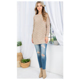 HOLIDAY EXTRA SPECIAL Ashlyn’s Cozy Cute Scoop Neck Long Multi Mix Knit Sweaters!