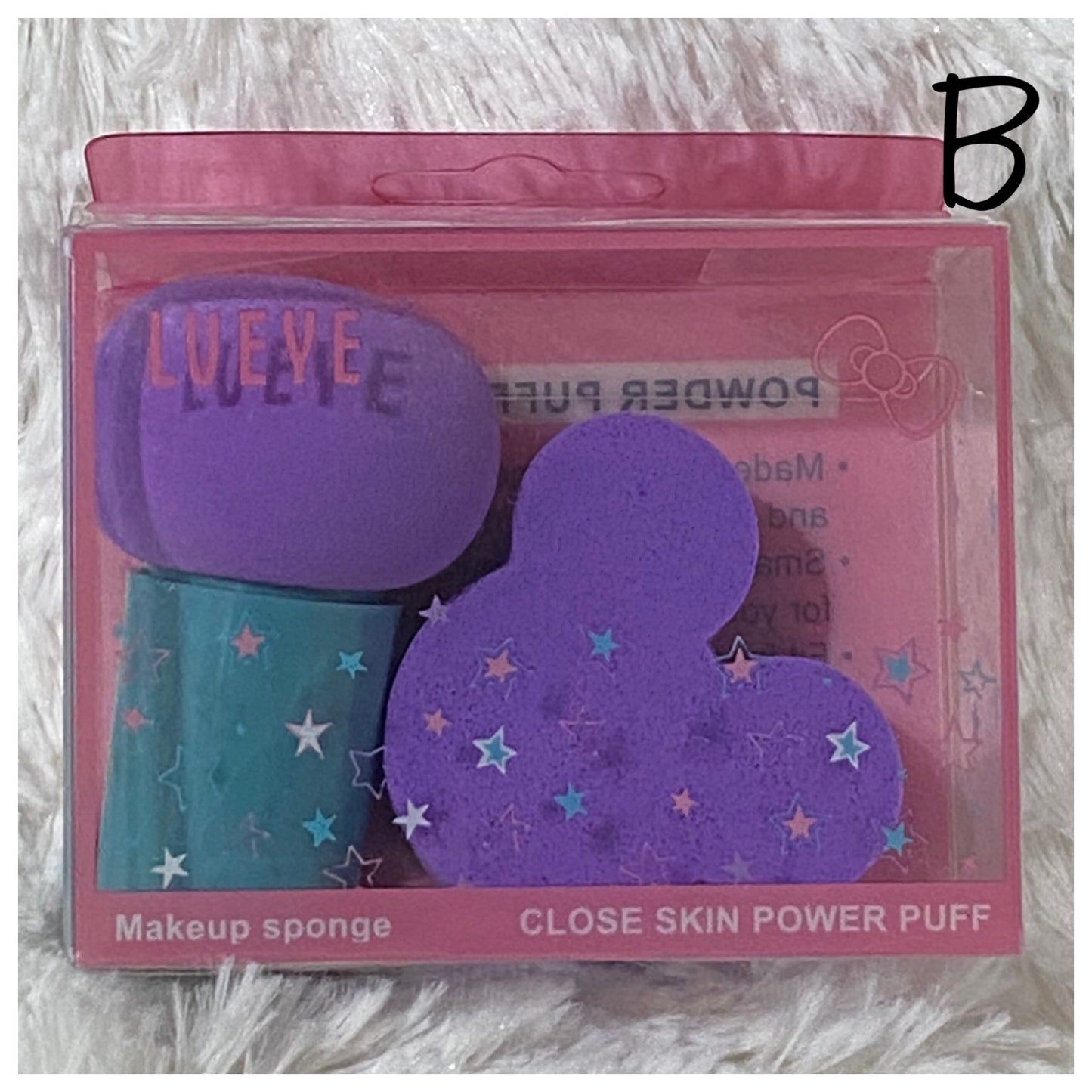 Crazy Fun 2pc Make Up Sponge Set