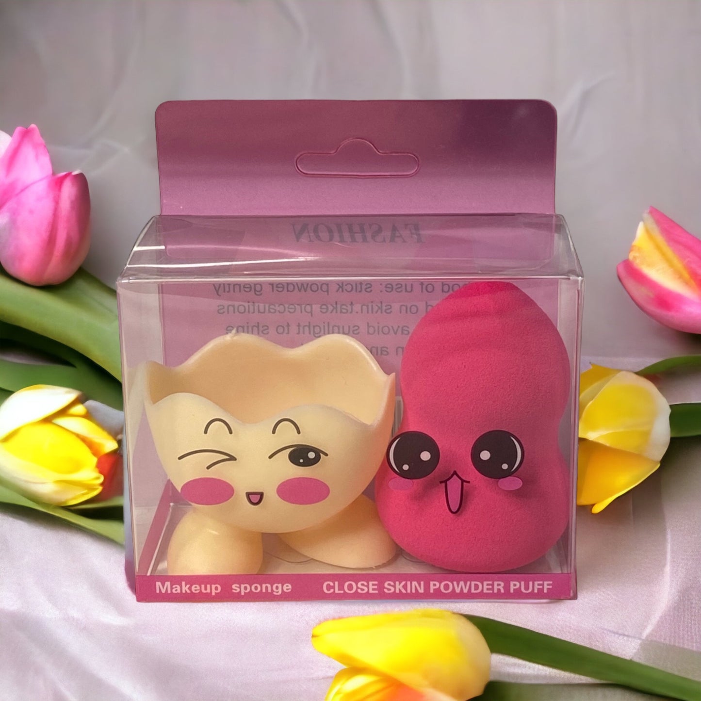 Ashlyn’s Every Girls Must-Sponge Holder and Sponge Set-Cosmetics
