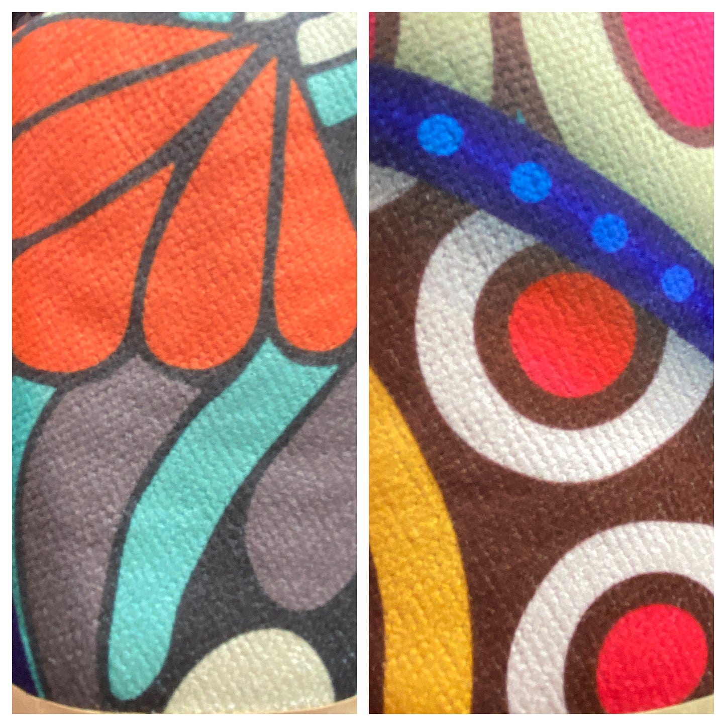 “Fun in the Sun" Fringe Trim Boho Geo Print Round Beach Towel