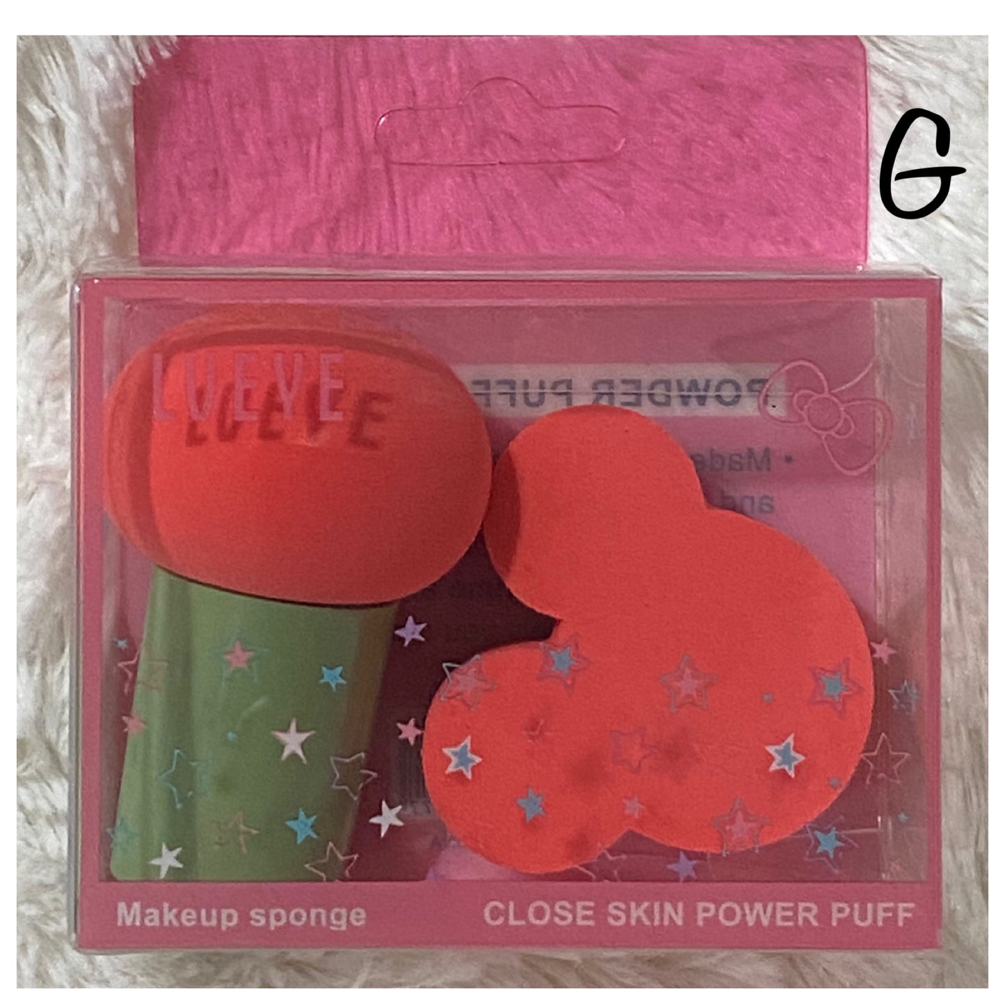 Crazy Fun 2pc Make Up Sponge Set