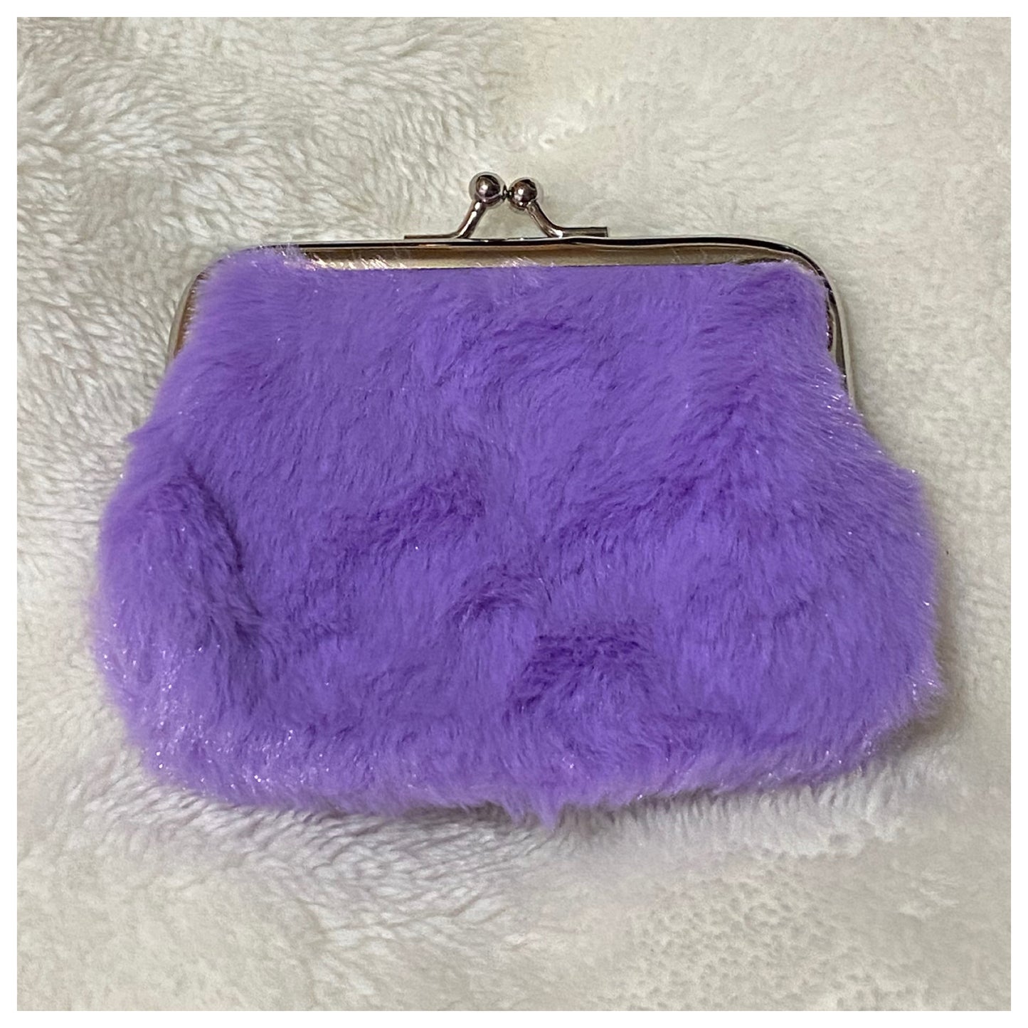 Adorable Fluffy Fur Coin Purse
