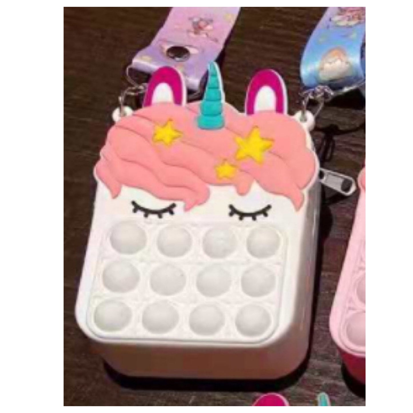Crazy Fun Mini Unicorn Pop It Crossbody Bogs