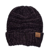 Crazy Soft Oversized Fit Chenille CC Beanie