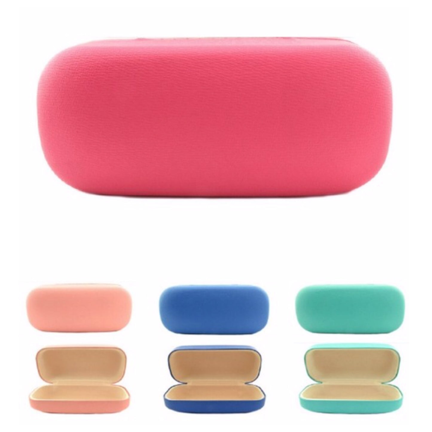 Gotta Have-Colorful Leather Sunglasses, Glasses Case