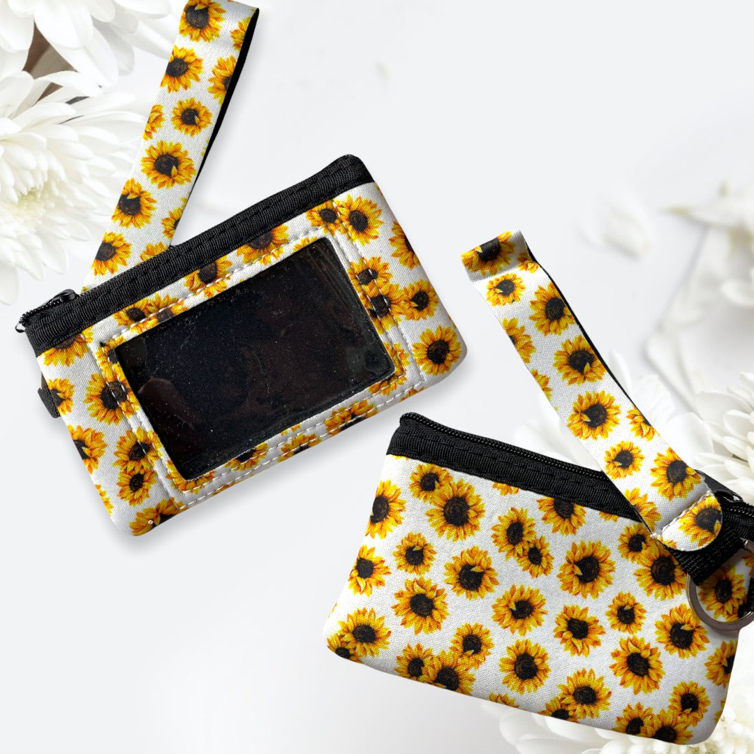 Neoprene Mini Zipper Coin Purse Wristlet
