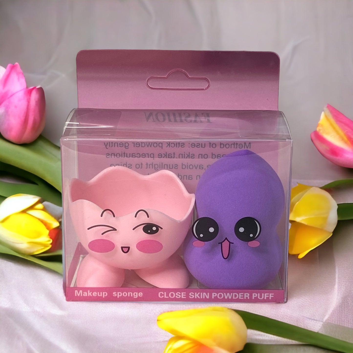Ashlyn’s Every Girls Must-Sponge Holder and Sponge Set-Cosmetics