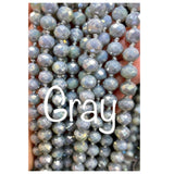 Sassy and Classy 60” Glass Bead Layering Necklaces