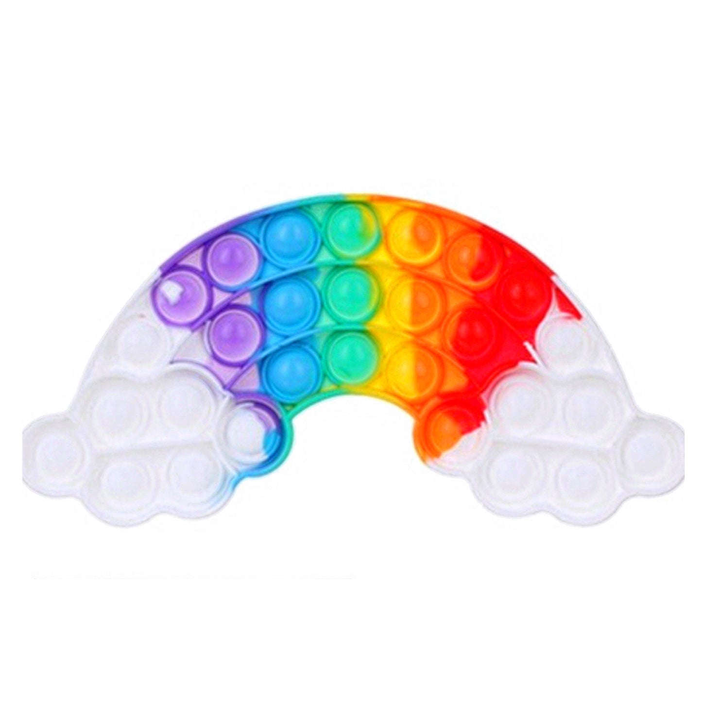 Crazy Fun Rainbow Multi Shapes Bubble Popper Toy