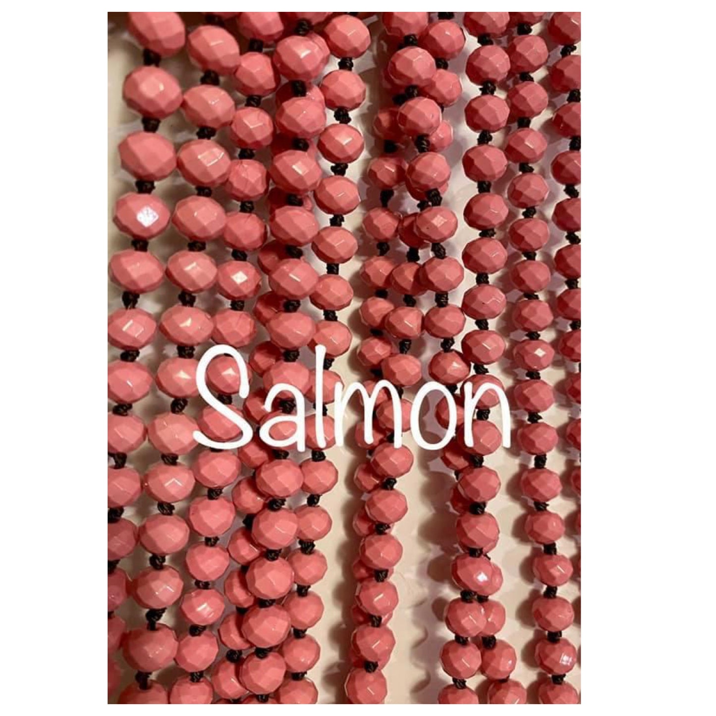 Sassy and Classy 60” Glass Bead Layering Necklaces