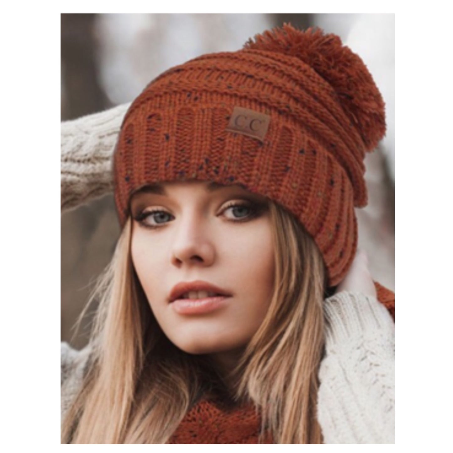 Cozy Me, Super Slouchy Pom CC Beanies