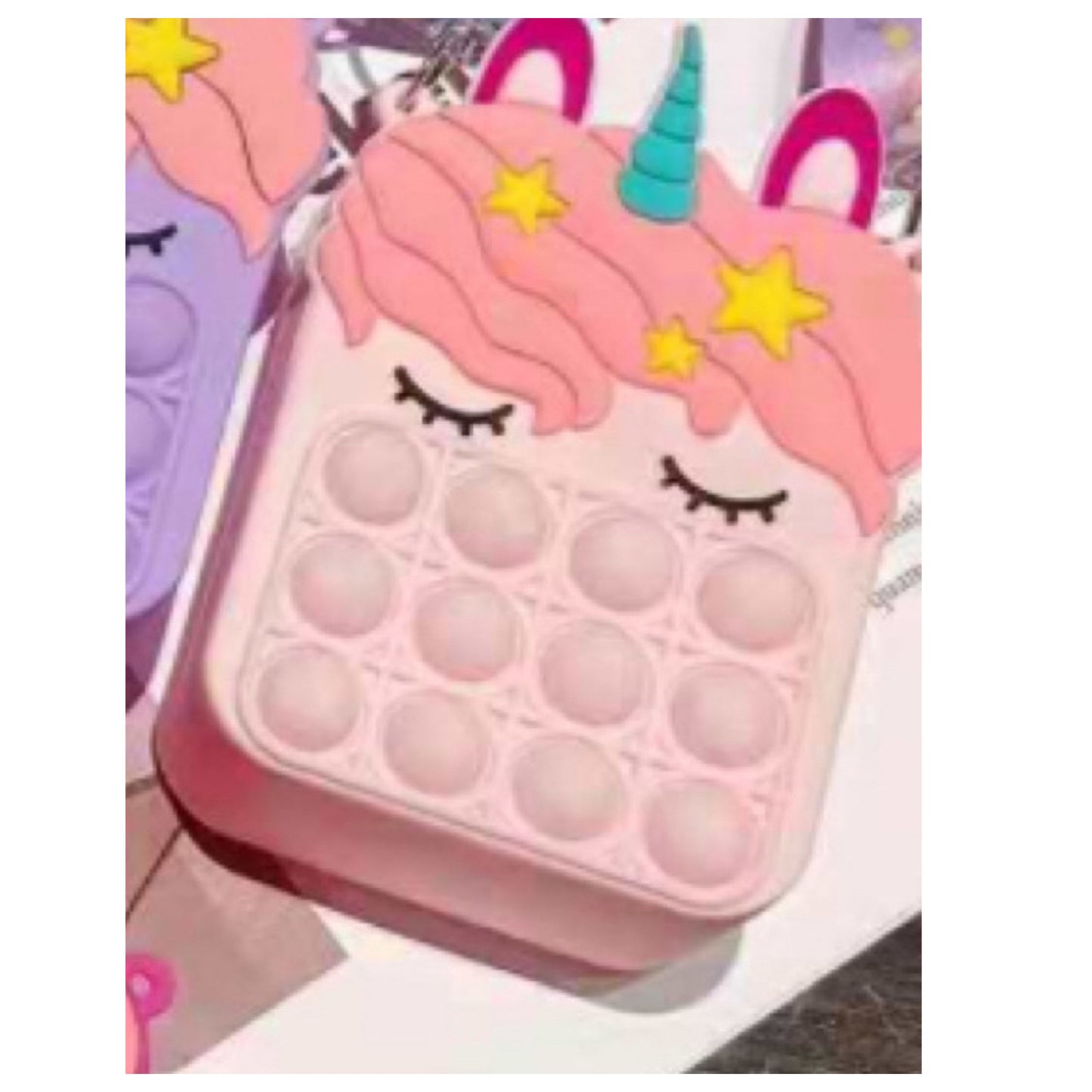 Crazy Fun Mini Unicorn Pop It Crossbody Bogs