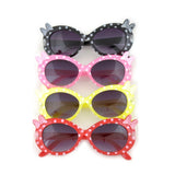 Crazy Adorable Polkadot Bow Kids Sunglasses