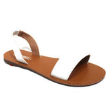 CRAZY CLOSEOUT! Adorable Ankle Strap White Sandals