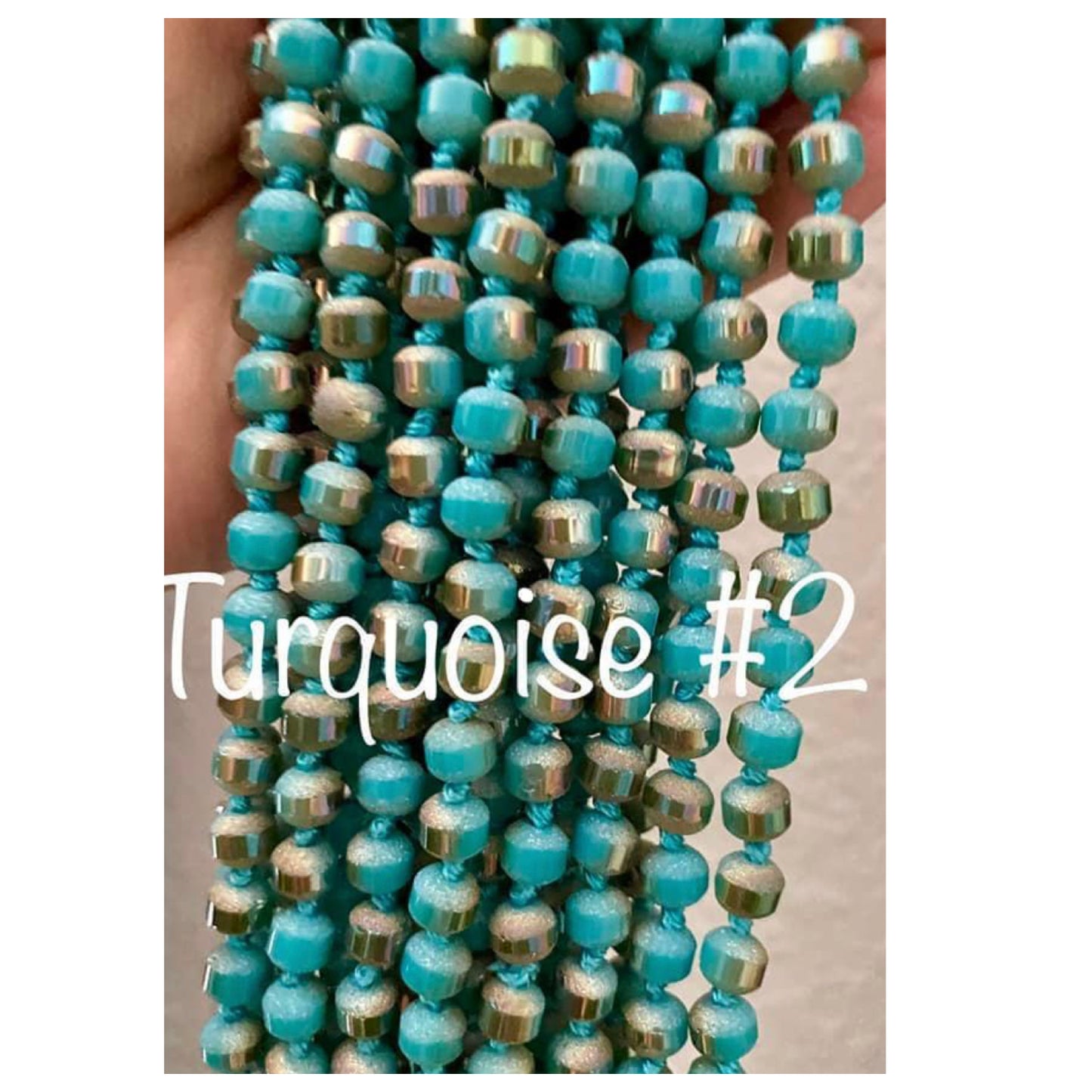 Sassy and Classy 60” Glass Bead Layering Necklaces