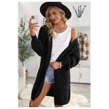Cozy Open Front Cable Knit Sweater Cardigans-Jacket-Womens