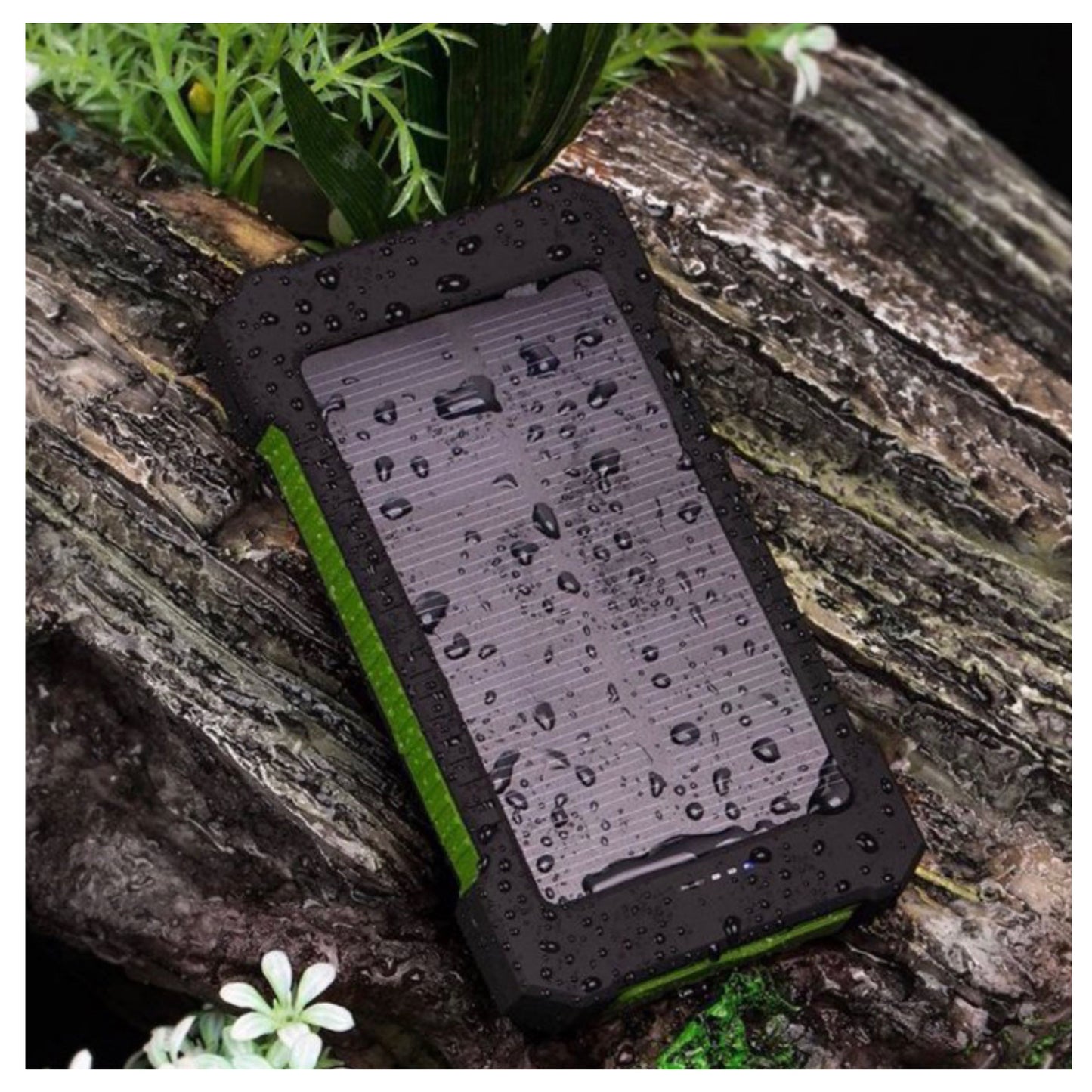 20000mah Solar Power Bank with LED Light