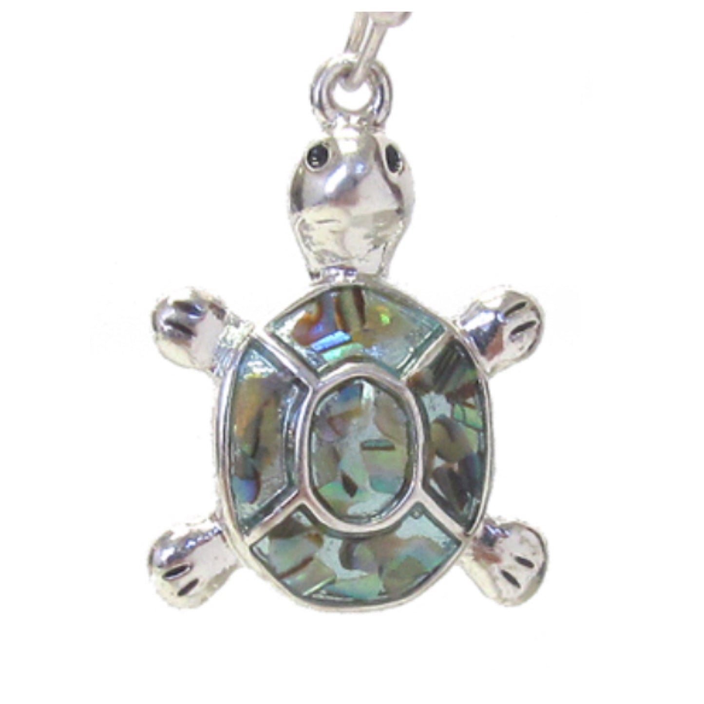 Adorable Abalone Sea Turtle Earrings