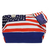 American Pride, American Flag Tote Bag with Coin Pouch