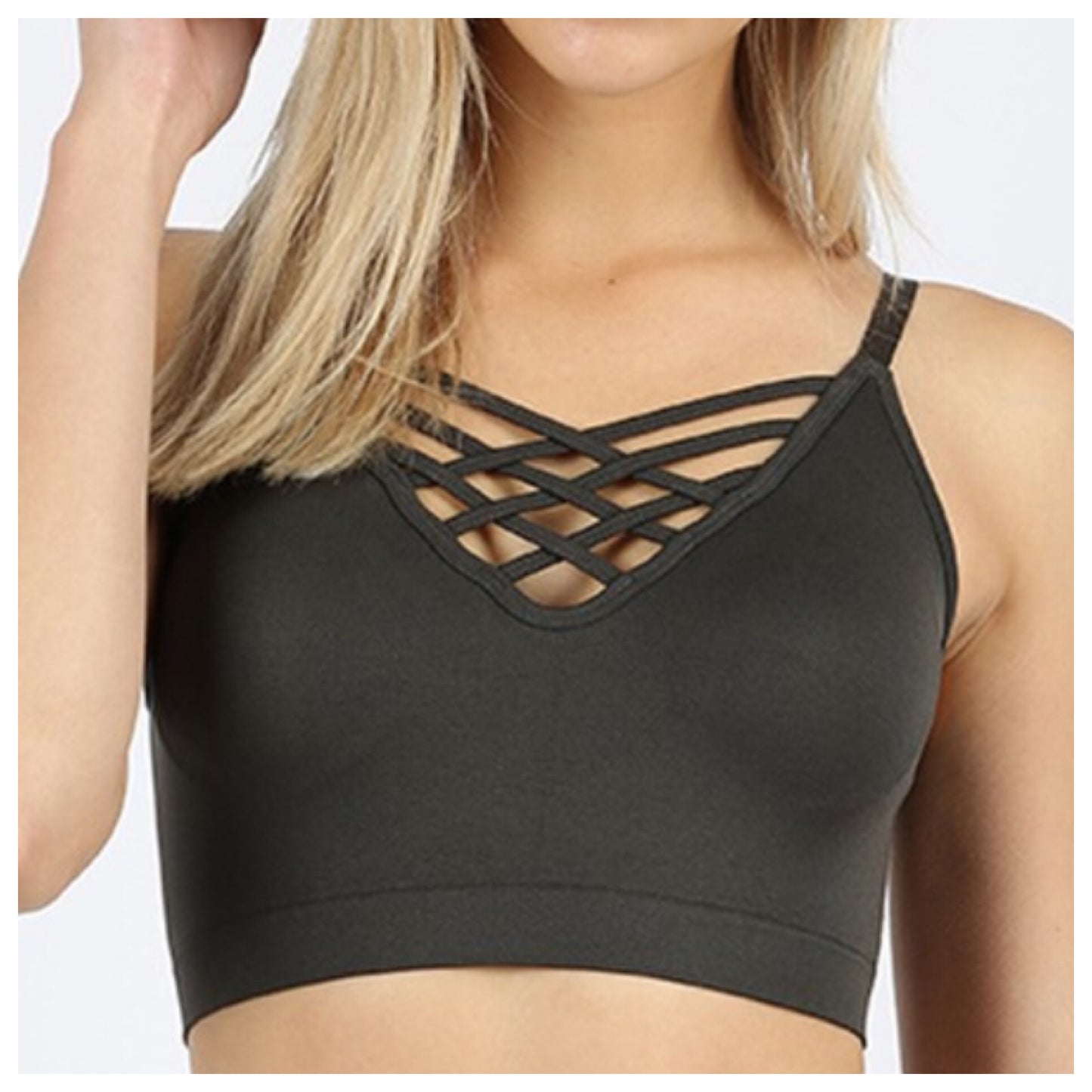 Sexy Me, V Lattice Adjustable Straps, Bra/Bralettes